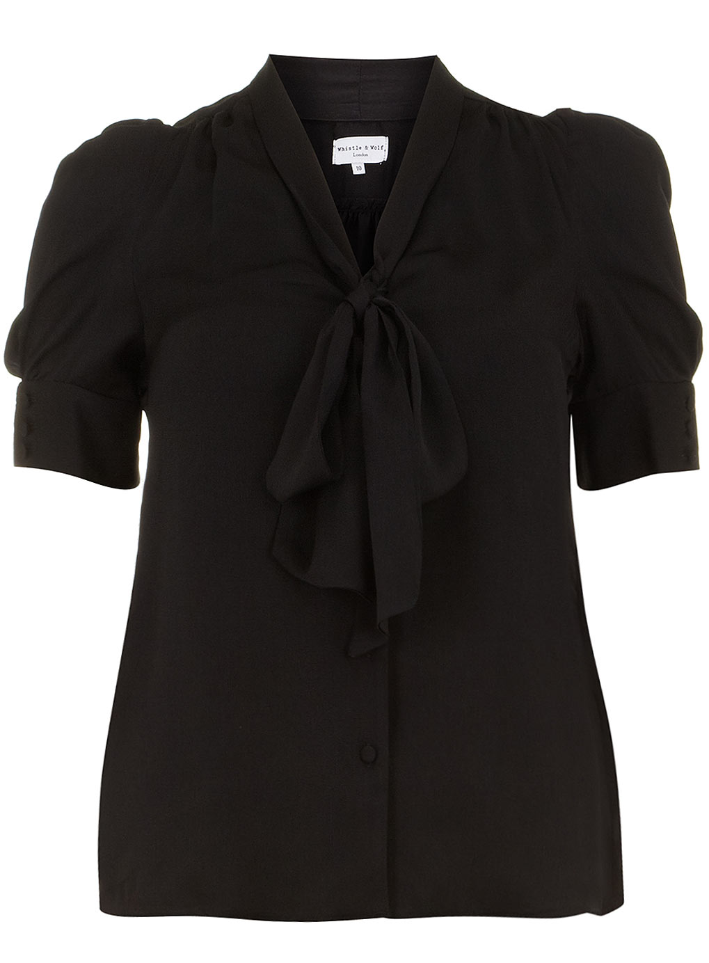 Dorothy Perkins Black pussy bow blouse 61070022