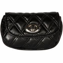 Dorothy Perkins Black quilted purse