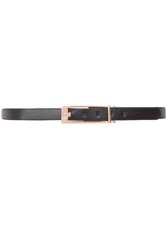 Dorothy Perkins Black rectangle buckle belt