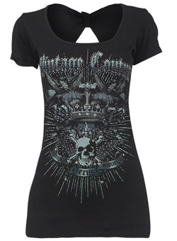 Dorothy Perkins Black rock vintage t-shirt