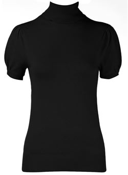 Dorothy Perkins Black roll neck jumper