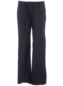 Dorothy Perkins Black roll up trousers