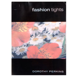 Dorothy Perkins Black rose/daisy print tights