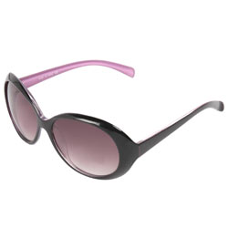 Dorothy Perkins Black round plastic sunglasses
