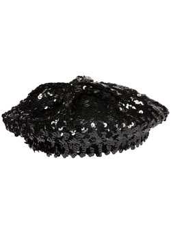 Dorothy Perkins Black sequin beanie