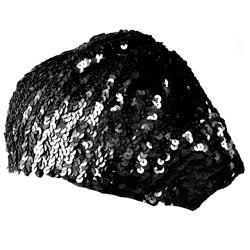 Dorothy Perkins Black sequin beret