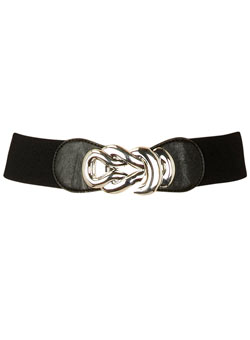 Dorothy Perkins Black/silver waist belt