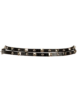 Dorothy Perkins Black skinny stud belt