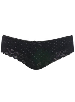 Dorothy Perkins Black spot brazilian shorts