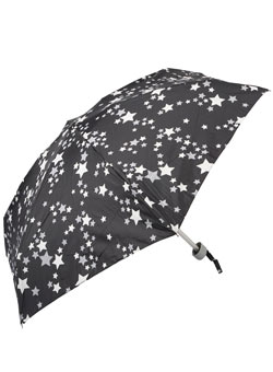 Dorothy Perkins Black star print umbrella