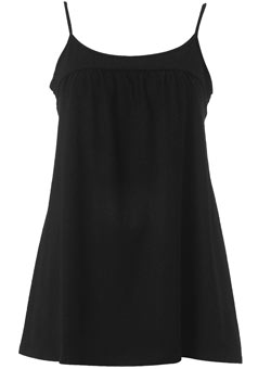 Dorothy Perkins Black strappy empire cami
