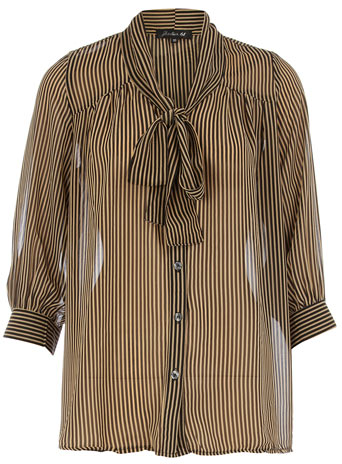 Black stripe blouse DP01000108