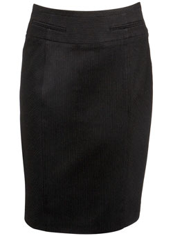 Dorothy Perkins Black striped pencil skirt