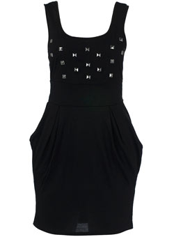 Dorothy Perkins Black stud tunic