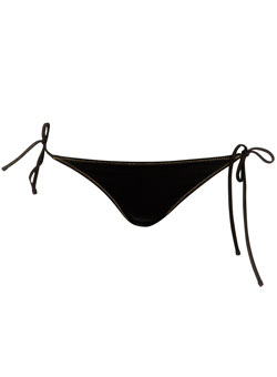 Dorothy Perkins Black tie side bikini bottoms