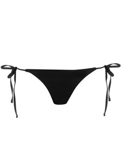 Dorothy Perkins Black tieside bikini bottoms