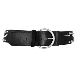 Dorothy Perkins Black triple stud belt