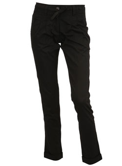 Dorothy Perkins Black twill slouch trousers