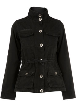 Black utility jacket