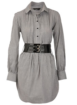 Dorothy Perkins Black/white oversized shirt