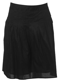 Dorothy Perkins Black zip skirt