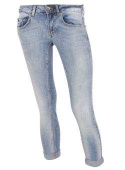 Dorothy Perkins Bleach ankle length skinny jeans