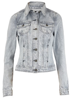 Bleach denim jacket
