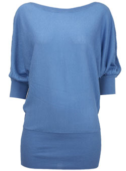 Dorothy Perkins Blue batwing jumper