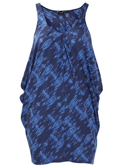 Dorothy Perkins Blue diamond vest