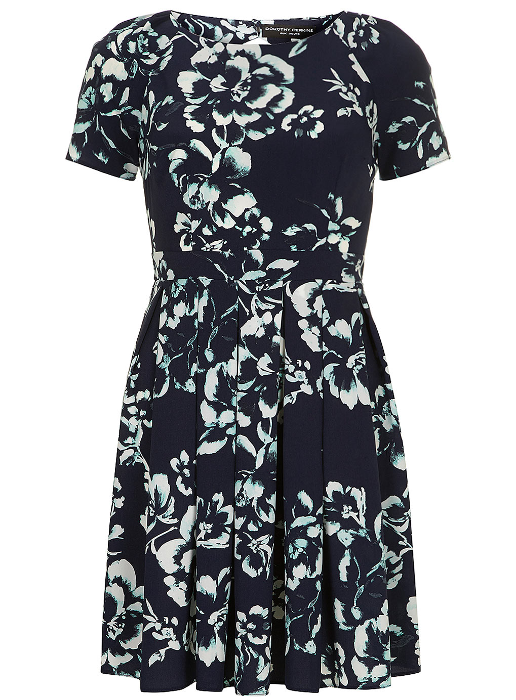 Dorothy Perkins Blue floral skater dress 07217217 review, compare