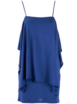 Dorothy Perkins Blue hanky hem vest