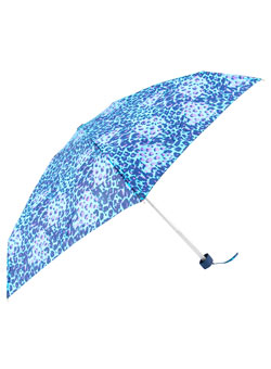 Dorothy Perkins Blue leopard print umbrella