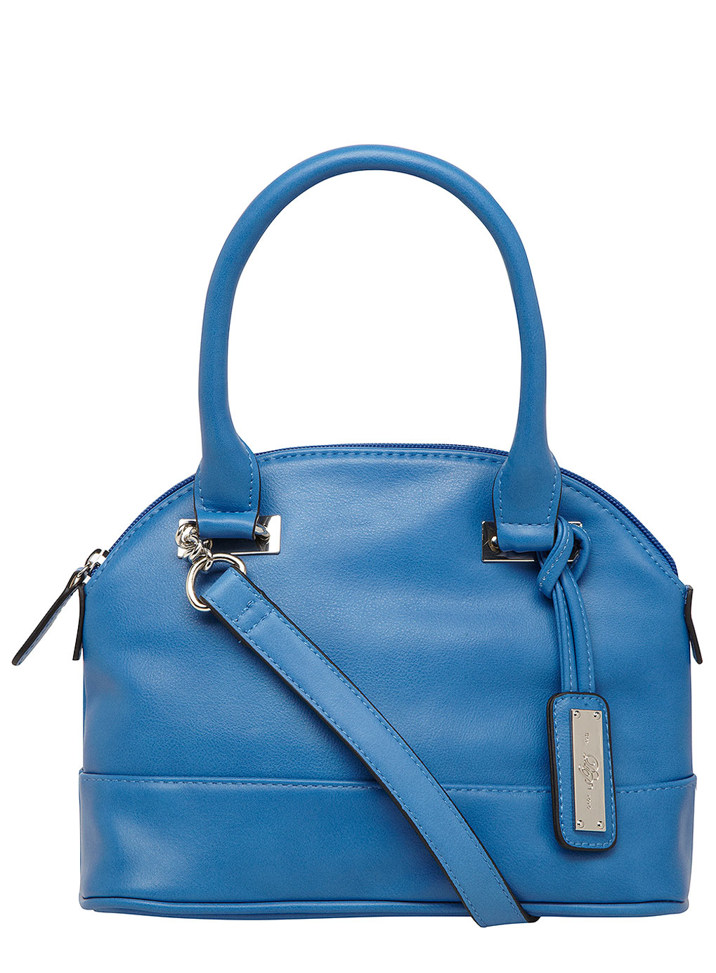 Dorothy Perkins Blue mini curve bowler bag 18341050