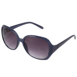 Blue plastic sunglasses