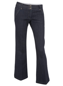 Dorothy Perkins Blue pocket wide leg jeans