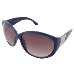 Blue quilt detail sunglasses