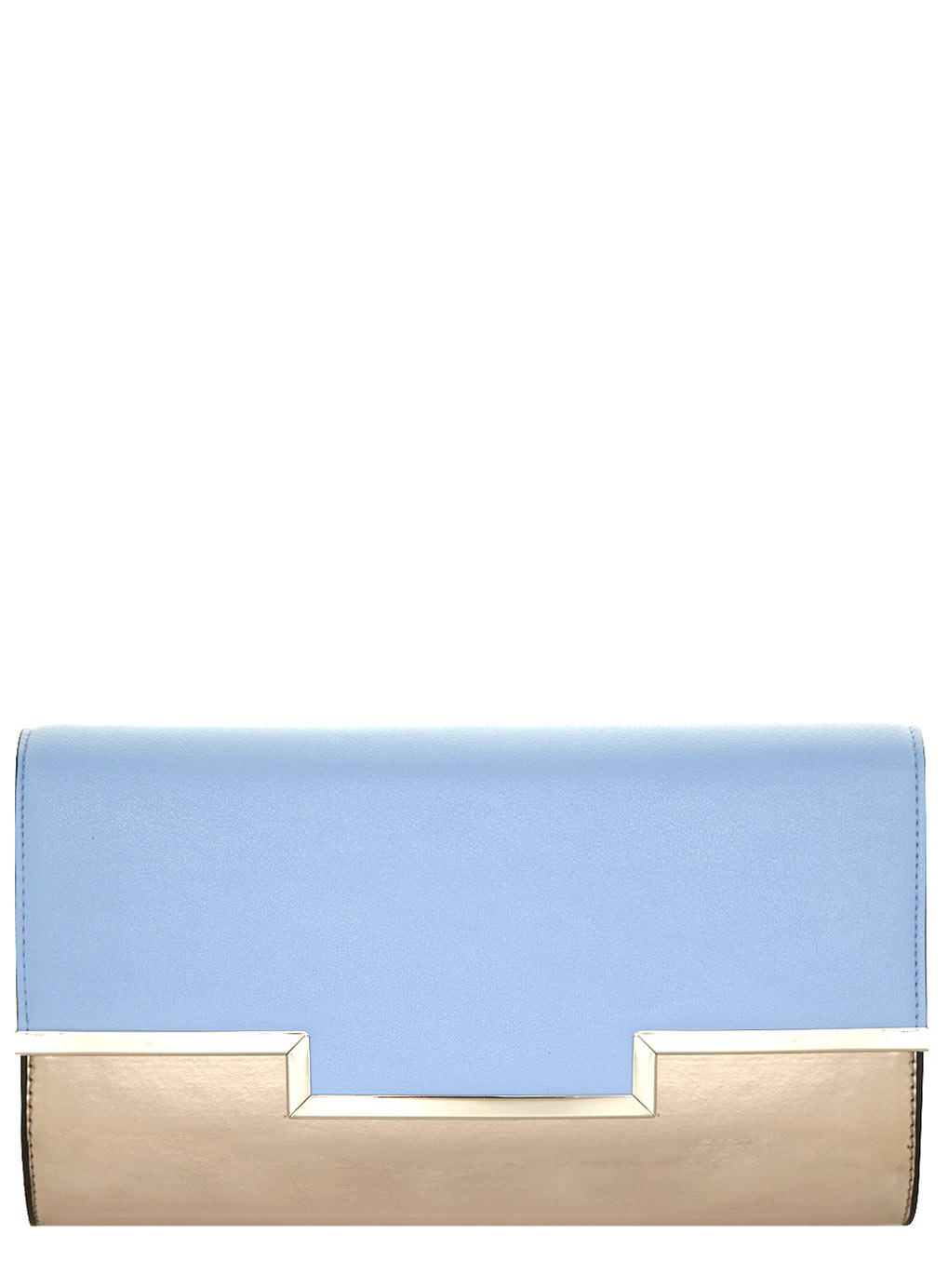 Dorothy Perkins Blue/silver stepped clutch 18341822