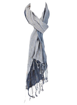 Dorothy Perkins Blue sparkle stitch scarf