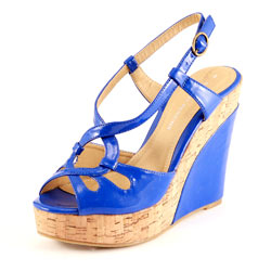 Dorothy Perkins Blue strappy wedges