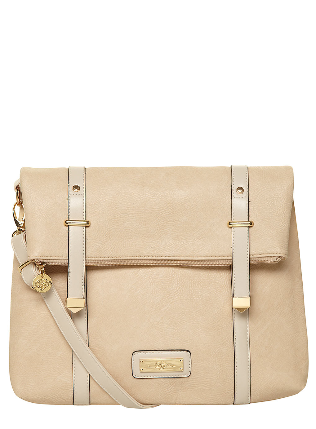 Dorothy Perkins Bone Foldover Crossbody Bag 18351220