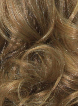 Bouncy Curl golden blonde hair extensions