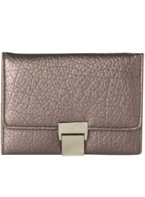 Dorothy Perkins Bronze tab front purse