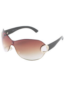 Dorothy Perkins Brown circle arm sunglasses