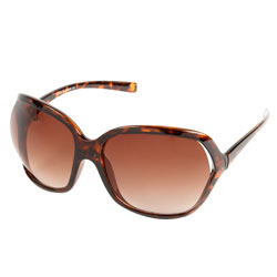 Dorothy Perkins Brown cut away lens sunglasses