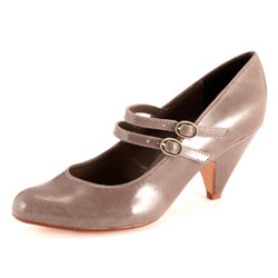 Dorothy Perkins Brown double bar shoes