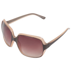 Brown large square sunglasses