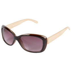 Brown small plastic sunglasses