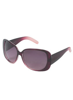 Dorothy Perkins Burgundy wide frame sunglasses
