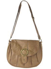 Dorothy Perkins Caramel 70and#39;s style satchel bag