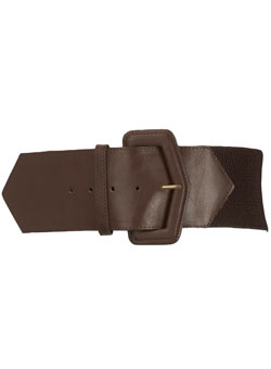 Chocolate buckle belt